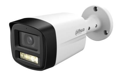Camera supraveghere exterior cu iluminare duala Dahua, 5MP, lentila 3.6 mm, IR/lumina alba 40 m, microfon - HAC-HFW1500TLM-IL-A-0360B-S3 SafetyGuard Surveillance