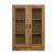 Vitrinenschrank Sorø 80x31x115cm Eiche [en.casa]