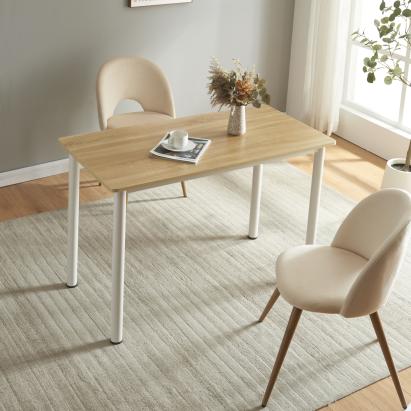 Masă dining Tammela pentru 4 persoane, 120x60 cm, aspect stejar