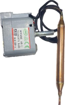Termostat capilar reglabil 0-45°C, 250V 16A pentru control temperatură