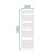Calorifer portprosop baie Voss alb 160x50 cm, 17 lamele