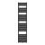 Portprosop calorifer baie Voss negru 180x40 cm, 801 W, 19 lamele