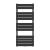 Calorifer portprosop baie Voss negru 120x50 cm, 12 lamele