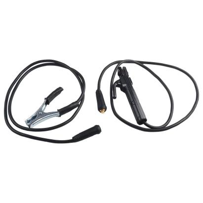 Set accesorii pentru sudură MMA 200A, 2 cabluri 1,5 m, mufe DX25