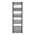 Portprosop calorifer baie Voss 160x50 cm, negru, 655 W