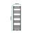 Portprosop calorifer baie Voss 160x50 cm, negru, 655 W