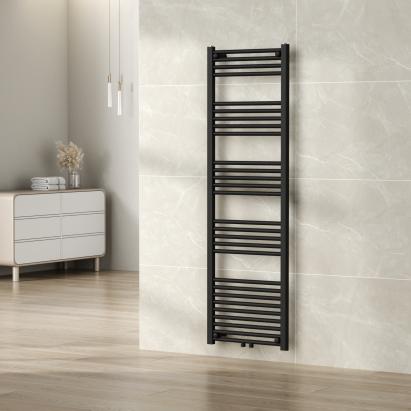 Portprosop calorifer baie Voss 160x50 cm, negru, 655 W