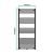 Calorifer portprosop baie Voss 140x60 cm, negru, 655 W