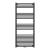Calorifer portprosop baie Voss 140x60 cm, negru, 655 W