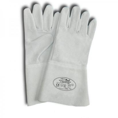 Mănuși de sudură din piele gri REFLEX RSD, 35 cm, mărimea 10