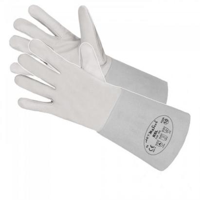 Mănuși de protecție pentru sudură argon din piele bovină, 35 cm