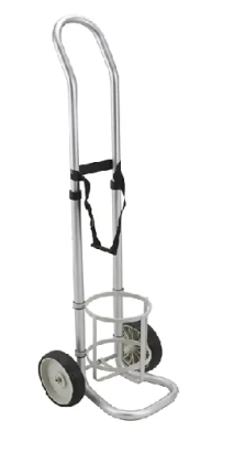 Cărucior din aluminiu pentru transport butelie 8-10L, nemagnetic