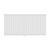 Calorifer design Nore alb 60x120 cm, 857W, otel, montaj pe perete
