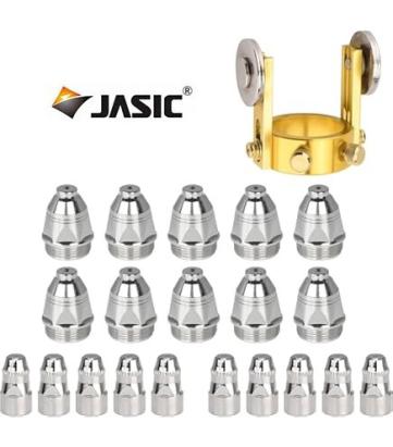 Set consumabile si carucior pentru pistolet plasma P80 Jasic, 21 piese