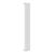 Calorifer vertical decorativ Nore alb 180x30 cm, 598W, din otel