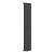 Radiator vertical de baie Nore, negru, 160x36 cm, 636W, otel