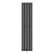 Radiator vertical de baie Nore, negru, 160x36 cm, 636W, otel