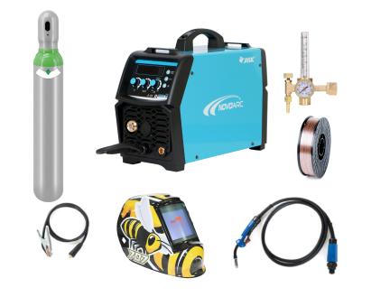 Pachet complet sudura MIG/MAG JASIC NOVO MIG 180A cu butelie corgon 8L