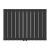 Radiator panou Nore negru 60x80 cm, dublu strat, 1097W