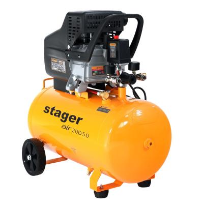 Compresor de aer Stager Air 20D50, 50L, 8 bari, 200 l/min