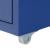 Fișet mobil de birou cu 5 sertare din oțel, albastru, 69x28x41 cm