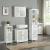 Badschrank Karlsøy 80x60x28cm Weiß [en.casa]