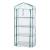 Mini seră pentru balcon și grădină cu 4 rafturi, 158x69x49 cm, albă