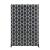Paravan exterior Basciano din otel galvanizat 180x120 cm, negru