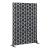 Paravan exterior Basciano din otel galvanizat 180x120 cm, negru