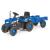 Primul meu tractor cu remorca (albastru) PlayLearn Toys