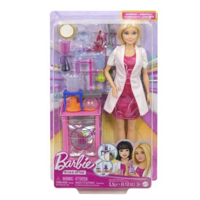 BARBIE SET DE JOACA PAPUSA BARBIE FACE CARIERA OM DE STIINTA SuperHeroes ToysZone