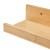 Set 3 rafturi de perete din bambus Gildeskål 40x13x7 cm