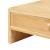 Suport monitor din bambus Hallstahammar cu 2 sertare, 56x18x9,5 cm