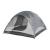 Cort de camping pentru 2 persoane, gri, cu supratentă și plase anti-insecte