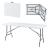 Masă pliantă de camping Ljusnarsberg 180x75x72 cm, albă, HDPE