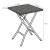 Masă pliabilă de grădină Mark 61,5x61,5x73 cm, neagră