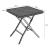 Masă pliabilă pentru exterior Mark 78x78x74 cm, neagră
