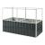 Hochbeet mit Netz Alblasserdam 174x90x118 cm Anthrazit [en.casa]