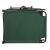 Set 2 șezlonguri pliabile Lomeda cu copertină, verde închis, 187x53 cm