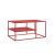 Couchtisch Solund 90x60x45 cm Rot [en.casa]