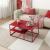 Couchtisch Solund 90x60x45 cm Rot [en.casa]