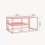 Couchtisch Solund 90x60x45 cm Rosa [en.casa]