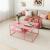 Couchtisch Solund 90x60x45 cm Rosa [en.casa]