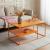 Couchtisch Solund 90x60x45 cm Orange [en.casa]