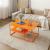 Couchtisch Solund 90x60x45 cm Orange [en.casa]