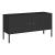Sideboard Pyhtää 118x40x60cm Stahl Schwarz [en.casa]