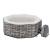 Jacuzzi gonflabil exterior Carosino 195x70 cm, 5 persoane, gri