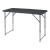 Masă pliabilă reglabilă pe înălțime Adelfia 120x60 cm, neagră