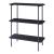 Standregal Samnanger 100x80x34 cm Schwarz [en.casa]