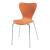 Esszimmerstuhl Essunga 4er Set Orange/Chromfarben [en.casa]